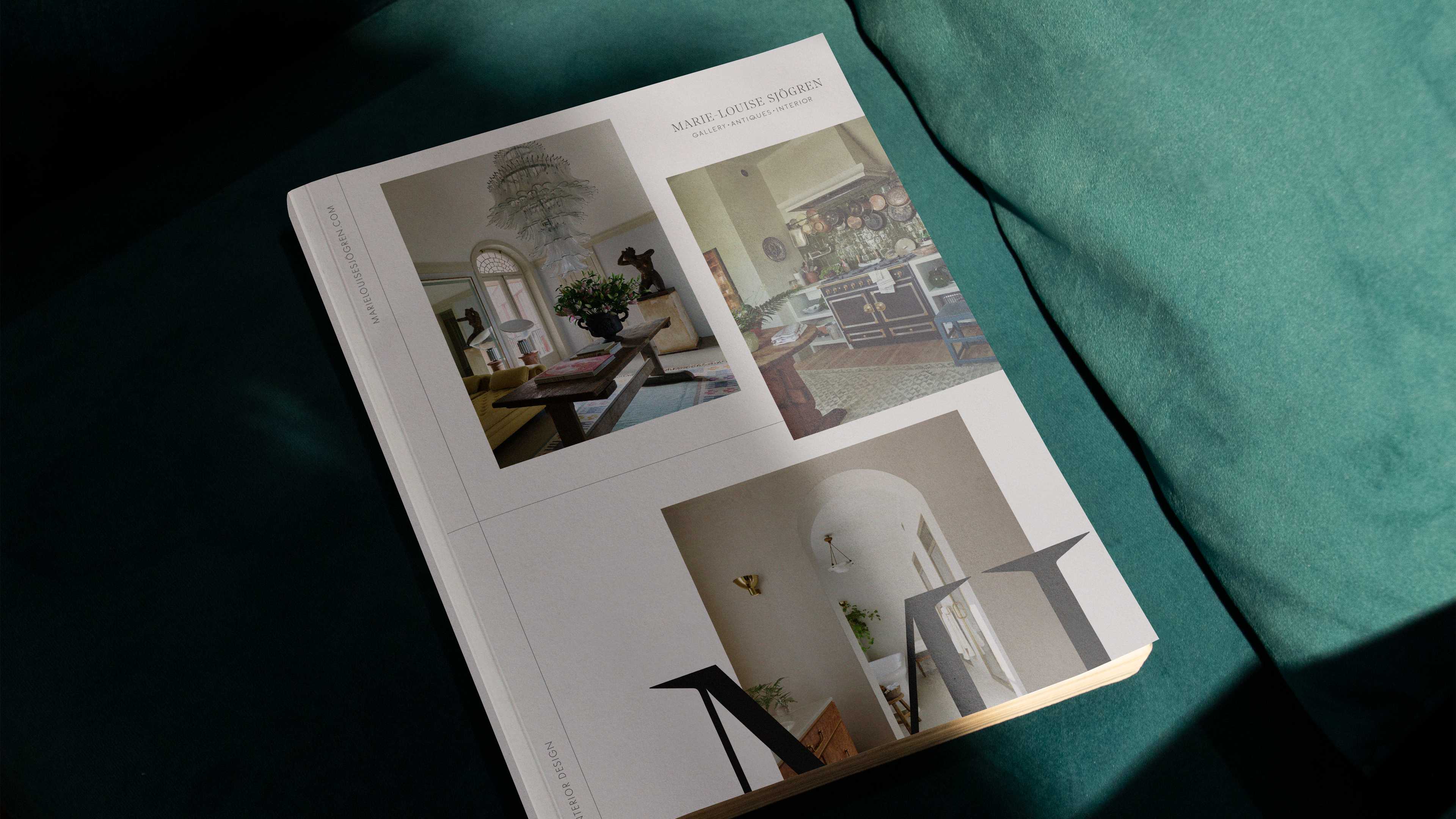 Catalogue for Marie-Louise Sjögren designed by Studio Poi