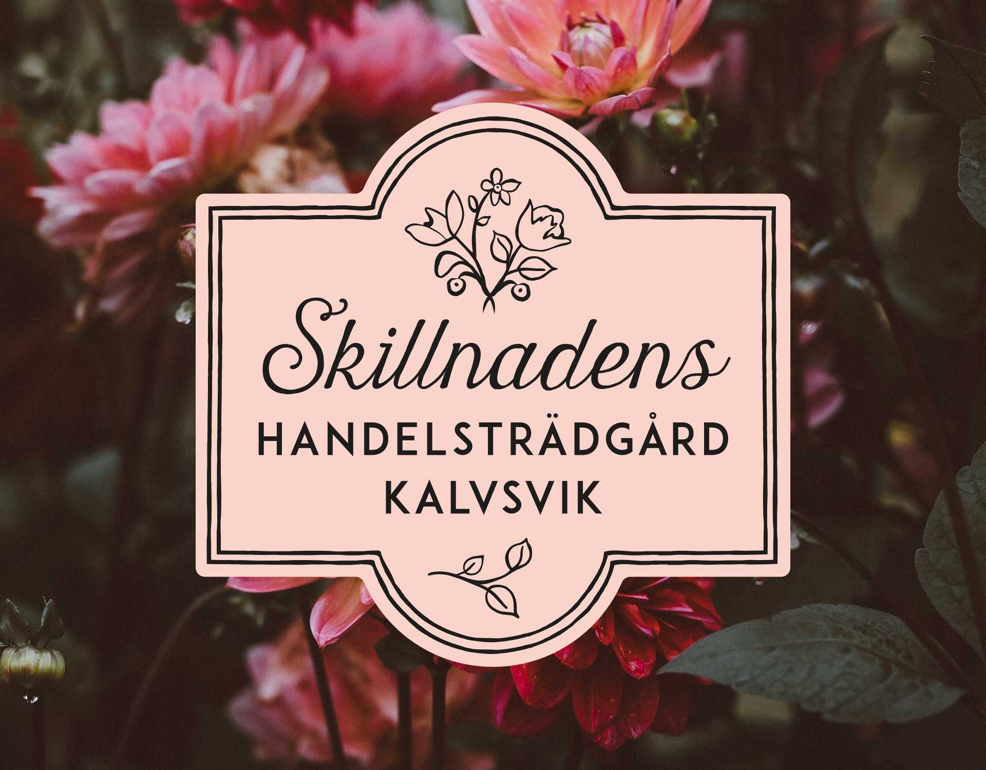 Logotype for Skillnadens Handelsträdgård designed by Studio Poi